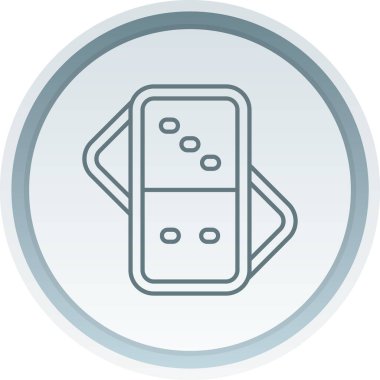 Tek bir simgenin vektör illüstrasyonu