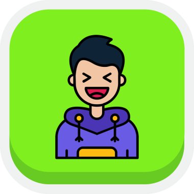 Karikatür cadılar bayramı kostümünün vektör çizimi