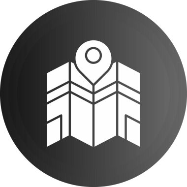 Harita işaretleyici simgesi. vektör illüstrasyonu