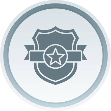 Rozet simge vektör çizim