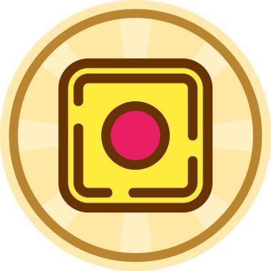 Kumarhane Web simgesi basit illüstrasyon