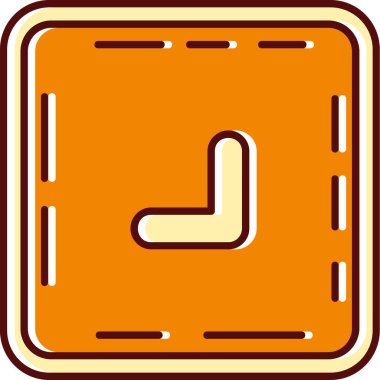 ok simgesi vektör illüstrasyonu