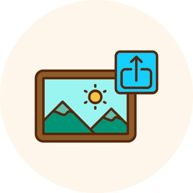 seyahat simgesi vektör çizimi