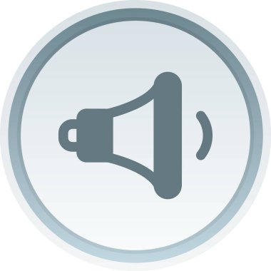 ses simgesi vektör illüstrasyonu