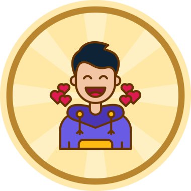 Elinde çiçekle bozuk para tutan adam..