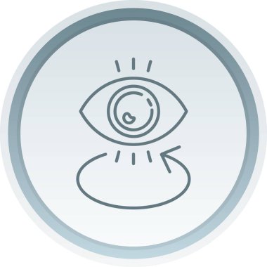 Göz simgesi vektör illüstrasyonu