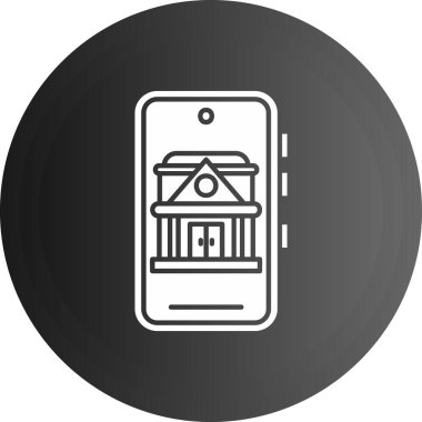 banka simgesi vektör illüstrasyonu