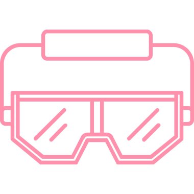 Gözlük. Web simgesi basit tasarım