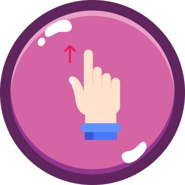 parmak el simgesi - taslak biçimi