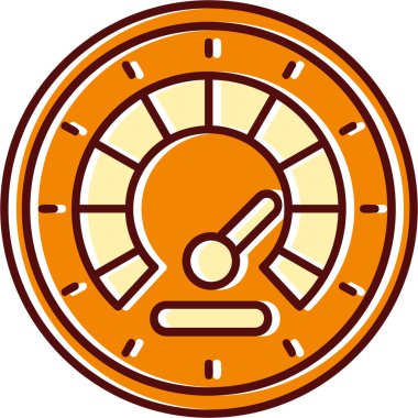 Pusula. Web simgesi basit illüstrasyon