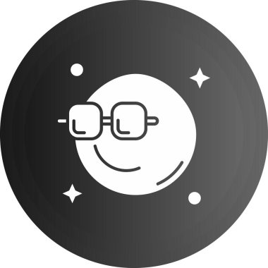 Moda tarzında izole edilmiş ay simgesi