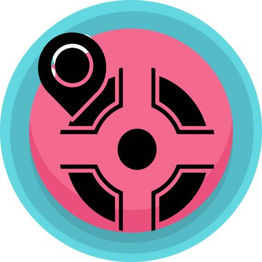 hedef simge vektör illüstrasyonu