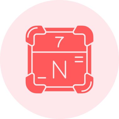 Tek izole edilmiş simgenin vektör illüstrasyonu