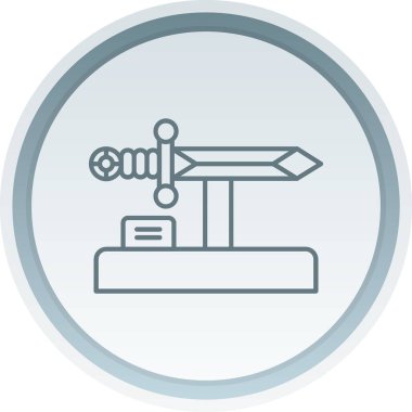 Modern b 'nin vektör illüstrasyonu silah ikonundan yoksun