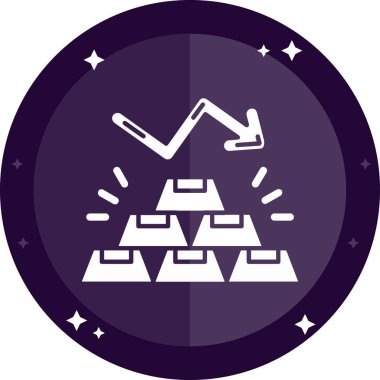 Tek bir simgenin vektör illüstrasyonu