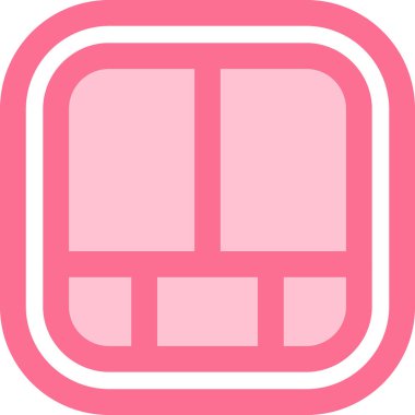 Bir araba simgesinin vektör illüstrasyonu