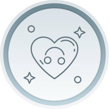 kalp simgesi modada izole edilmiş arkaplan