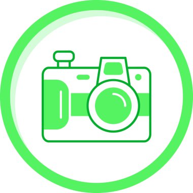 kamera simgesi vektör illüstrasyonu