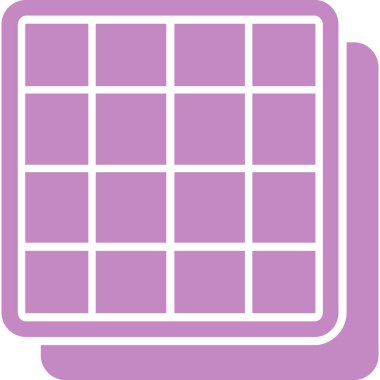 Takvim simgesine sahip bir ızgaranın vektör illüstrasyonu