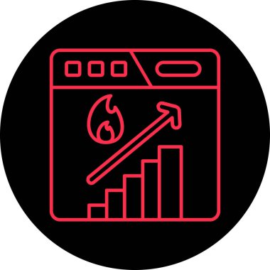 illustration of business and finance icon...