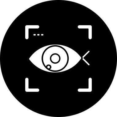 Göz simgesi, vektör illüstrasyonu