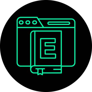 seo modern simgesinin vektör illüstrasyonu