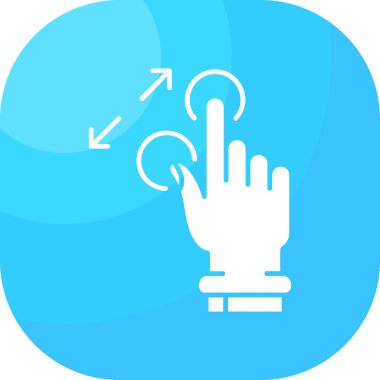 El simgesinin vektör illüstrasyonu