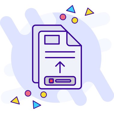 doküman dosya dizini simgesi - taslak biçimi