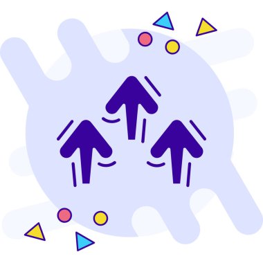 Bir grup insanın vektör çizimi