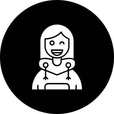 Kadın vektör illüstrasyonu