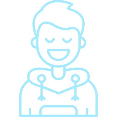 man simgesi vektör illüstrasyonu