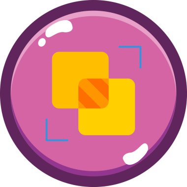 Çizgi film simgesinin vektör çizimi