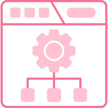 seo modern simgesinin vektör illüstrasyonu