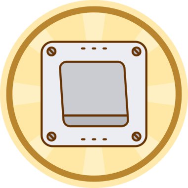 Bozuk para. Web simgesi basit illüstrasyon