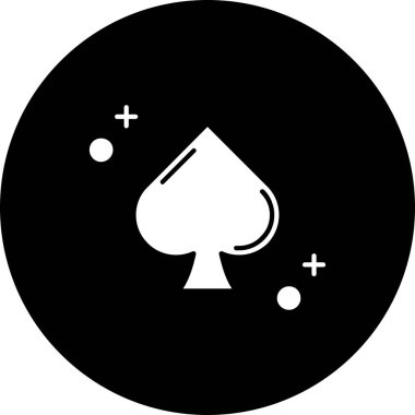 Poker. Web simgesi basit tasarım