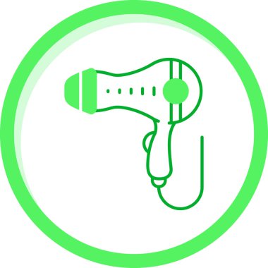 Kurutucu. Web simgesi basit illüstrasyon