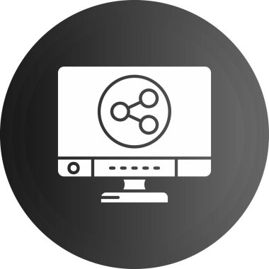 seo modern simgesinin vektör illüstrasyonu