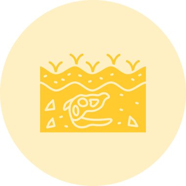 Bir simgenin vektör illüstrasyonu