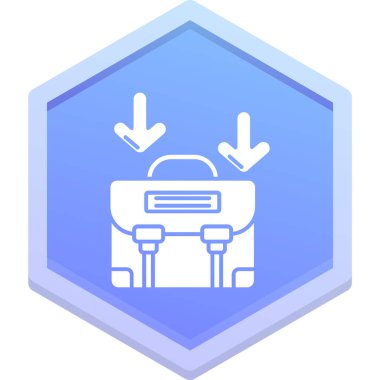 araba yıkama simgesi, basit vektör illüstrasyonu