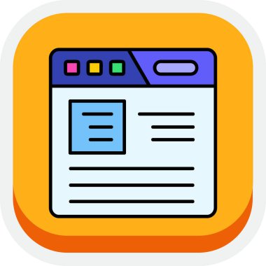 Bir tabletin ağ ile vektör illüstrasyonu