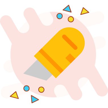 boya fırçası renk ikonu vektör çizimi