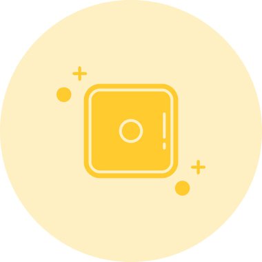 Bir kredi kartı simgesinin vektör çizimi