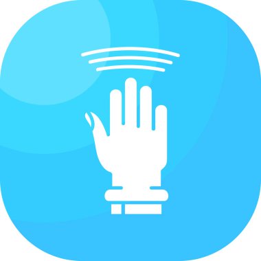 Tabelalı bir elin çizimi