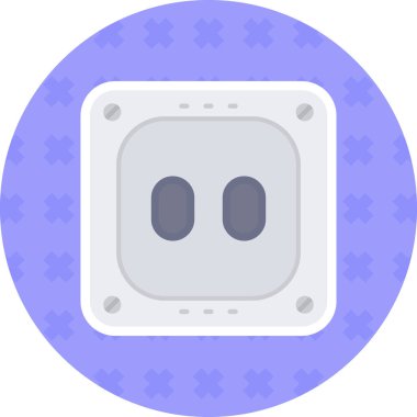 soket simgesi. vektör illüstrasyonu