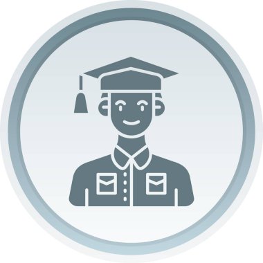 mezuniyet simgesi, vektör illüstrasyon tasarımı