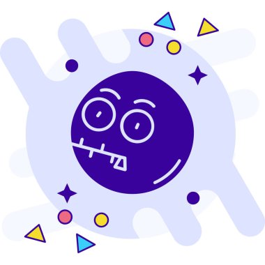 Cadılar Bayramı simgesi tasarım vektörü