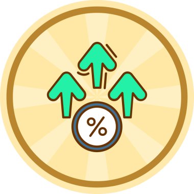 Modern yol işaretinin vektör çizimi