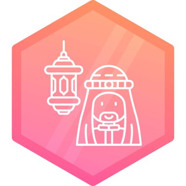 Çince fener vektör çizgisi simgesi