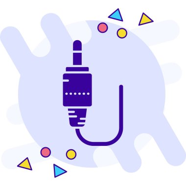 Dolgu simgesi vektör illüstrasyonu