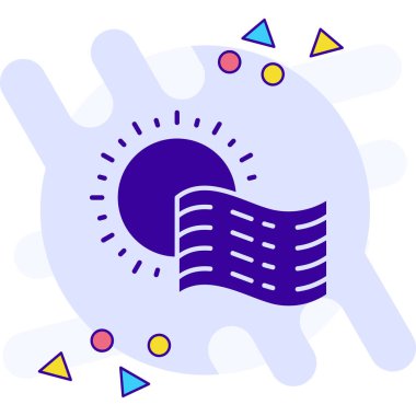 Veri işlemenin vektör simgesi